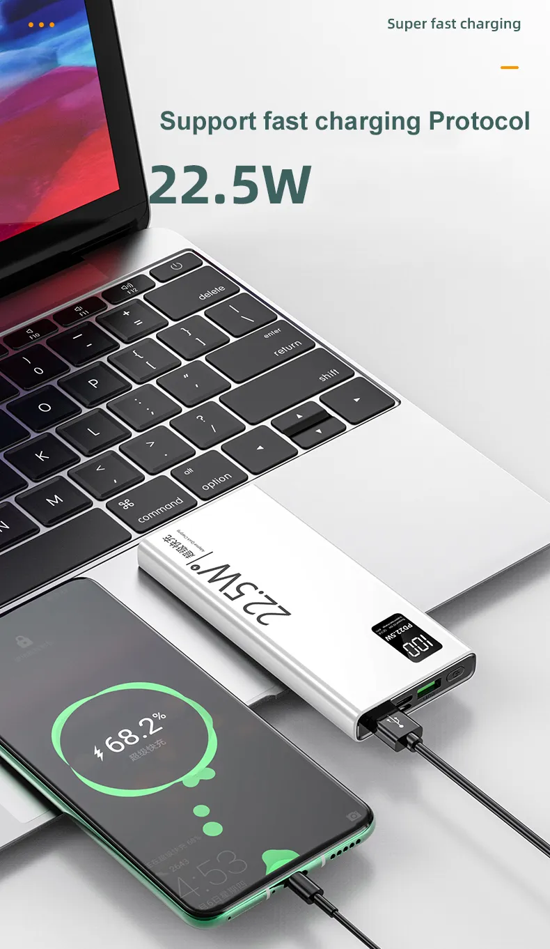 22.5W Fast Charging 10000mAh Power Bank Wholesale - image 5